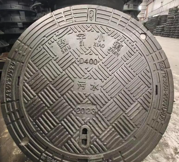 峡江球墨铸铁防沉降井盖展示